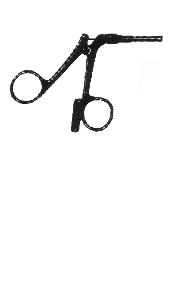 İZOLELİ BİYOPSİ FORSEPS F MODEL SAPLI  ÇAP : 5MM L: 43CM